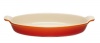 Le Creuset Heritage Stoneware 1-7/10-Quart Oval Au Gratin Dish, Flame