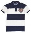 Tommy Hilfiger Men Custom fit Wide Stripes Logo Polo T-shirt