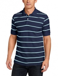 IZOD Men's Big-Tall Stripe Pique Polo, Dress Blue, XX-Large IZOD Men's Big-Tall Stripe Pique Polo, Dress Blue, XX-Large
