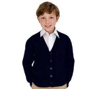 School Uniforms-French Toast Uniforms Boys' Anti-Pill Navy Cardigan Sweater School Uniforms-French Toast Uniforms Boys' Anti-Pill Navy Cardigan Sweater
