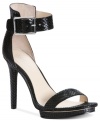 Calvin Klein's Vivianne high heel evening sandals are so sexy and stylish you won't be able to stand it.