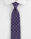 EXCLUSIVELY OURS. Artfully crafted from the most beautiful Italian silk, this printed style is a remarkable wardrobe accessory, powerful enough to make a significant style statement on its own.About 4 wideSilkDry cleanMade in Italy