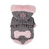 Pinkaholic New York Witty Winter Coat for Dogs, Small, Pink