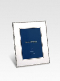 Elegant silverplate design with a beaded border and a mirror-bright shine. ImportedDIMENSION INFORMATION4 X 6 (5 X 7 overall)5 X 7 (7 X 9 overall)8 X 10 (10 X 12 overall) Elegant silverplate design with a beaded border and a mirror-bright shine. ImportedDIMENSION INFORMATION4 X 6 (5 X 7 overall)5 X 7 (7 X 9 overall)8 X 10 (10 X 12 overall)