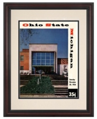 A real winner for Buckeyes alum, this football program turned wall art from the 1954 Ohio State-Michigan matchup will gear up your home for game day season after season. With a classic cherry-finished wood frame. A real winner for Buckeyes alum, this football program turned wall art from the 1954 Ohio State-Michigan matchup will gear up your home for game day season after season. With a classic cherry-finished wood frame.