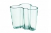 iittala Aalto 6.25 Tall Glass Vase, Water Green