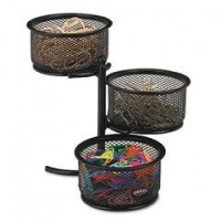 Rolodex Wire Mesh Three-Tier Swivel Tower (62533) Rolodex Wire Mesh Three-Tier Swivel Tower (62533)