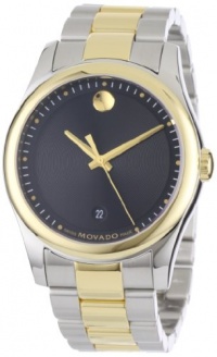 Movado Men's 0606483 Movado Sportivo Two-Tone Black Museum Dial Bracelet Watch Movado Men's 0606483 Movado Sportivo Two-Tone Black Museum Dial Bracelet Watch