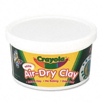 Crayola Air Dry Clay 5 Lb Bucket, White Crayola Air Dry Clay 5 Lb Bucket, White