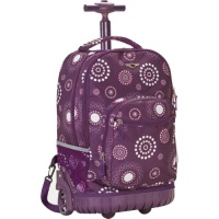 Rockland Luggage 19 Inch Rolling Backpack Printed Rockland Luggage 19 Inch Rolling Backpack Printed