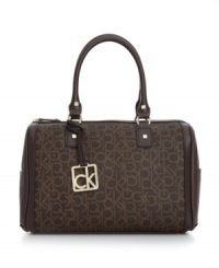 A gorgeous classic that will seamlessly transcend the seasons. An all-over signature print decorates this poised satchel style for a refined look day or night. A gorgeous classic that will seamlessly transcend the seasons. An all-over signature print decorates this poised satchel style for a refined look day or night.