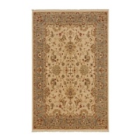 Karastan's Shapura Collection was designed to capture the rustic yet sophisticated spirit of textiles woven in the Peshwar style along the ancient Silk Road. The subtle colors and stylized patterns infuse your decor with timeless elegance. This Karastan rug boasts a rich, radiant ground brimming with floral designs, curvilinear details and a soft fringe.