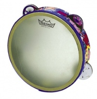 Remo RHYTHM CLUB, Tambourine, 1.75 x 6, 4 Sets Jingles, Rhythm Kids Graphics Remo RHYTHM CLUB, Tambourine, 1.75 x 6, 4 Sets Jingles, Rhythm Kids Graphics