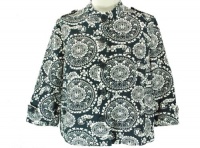 Jones New York Three Quarter Sleeve Jacket Admiral Navy X-Large Jones New York Three Quarter Sleeve Jacket Admiral Navy X-Large