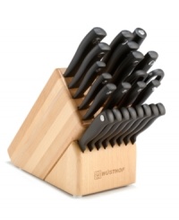 Get straight to the point. The Wusthof Silverpoint cutlery set is designed for the well-informed cook, crafted to deliver superb sharpness and exceptional precision day in and day out. Each blade is laser-cut from a high-carbon, stain-resistant alloy, then laser-tested to exacting standards. Lifetime warranty. Get straight to the point. The Wusthof Silverpoint cutlery set is designed for the well-informed cook, crafted to deliver superb sharpness and exceptional precision day in and day out. Each blade is laser-cut from a high-carbon, stain-resistant alloy, then laser-tested to exacting standards. Lifetime warranty.