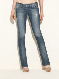 GUESS Starlet Straight Leg Jeans - Noisy Wash