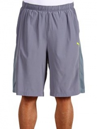 Puma Men's Faas 10-Inch Long Short, Small, Flint Stone Puma Men's Faas 10-Inch Long Short, Small, Flint Stone