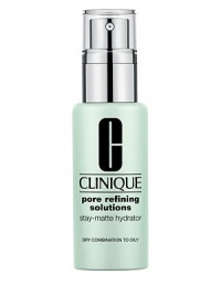 After mattifying instantly, this oil-free formula supplies needed hydration while curbing excess oil and shine for 8 hours. Even T-Zones feel fresh and stay comfortably matte. Instantly refines the look of pores with unique light-scattering optics. Over time, pores seem smaller. Non-acnegenic. Spread over cleansed face twice daily after 3-Step and Pore Refining Solutions Correcting Serum. 1.7 oz. After mattifying instantly, this oil-free formula supplies needed hydration while curbing excess oil and shine for 8 hours. Even T-Zones feel fresh and stay comfortably matte. Instantly refines the look of pores with unique light-scattering optics. Over time, pores seem smaller. Non-acnegenic. Spread over cleansed face twice daily after 3-Step and Pore Refining Solutions Correcting Serum. 1.7 oz.