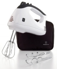 Mix things up-create a new order in your kitchen with this versatile & convenient hand mixer. With 240 watts of power, two chrome-plated dough hooks and a rubberized, ergonomic handle, this hand mixer conquers every step of the recipe. 1-year warranty. Model WPHMO240. Mix things up-create a new order in your kitchen with this versatile & convenient hand mixer. With 240 watts of power, two chrome-plated dough hooks and a rubberized, ergonomic handle, this hand mixer conquers every step of the recipe. 1-year warranty. Model WPHMO240.