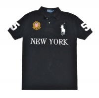 Polo Ralph Lauren Men Custom Fit Big Pony Logo T-Shirt - NEW YORK