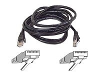 Belkin Cat-5e Snagless Patch Cable (Black, 7 Feet) Belkin Cat-5e Snagless Patch Cable (Black, 7 Feet)