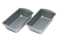 OvenStuff Non-Stick 9.3 Inch x 5.2 Inch2.7 Inch  Large Loaf Pan Two Piece Set