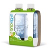 Sodastream 1l Carbonating Bottles- White (Twin Pack)