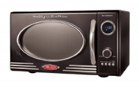 Nostalgia Electrics RMO-400BLK Retro Series .9 CF Microwave Oven, Black Nostalgia Electrics RMO-400BLK Retro Series .9 CF Microwave Oven, Black