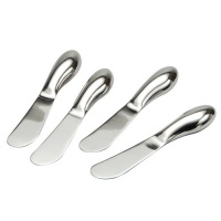 Oneida 4-Piece Cheese Spreader Set, Stainless Steel Oneida 4-Piece Cheese Spreader Set, Stainless Steel