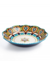 Spice up all your favorite comfort foods with the Bocca pasta bowl. Featuring energizing florals in dishwasher- and microwave-safe earthenware for bold style and convenience. Spice up all your favorite comfort foods with the Bocca pasta bowl. Featuring energizing florals in dishwasher- and microwave-safe earthenware for bold style and convenience.