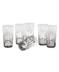 As stylish as their name implies, Soho shot glasses from Reed & Barton drinkware help you tend bar with chic sophistication. Deep vertical cuts accent already-dazzling crystal with striking luxury. As stylish as their name implies, Soho shot glasses from Reed & Barton drinkware help you tend bar with chic sophistication. Deep vertical cuts accent already-dazzling crystal with striking luxury.