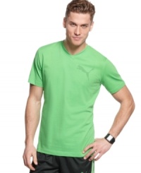 Get back to basics with your sportswear. This T shirt from Puma is everything you need to get moving.