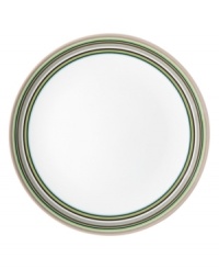 More than bold stripes and warm colors, the Origo dinner plate transitions from oven to table and into the dishwasher without a hitch. Combine with other Iittala dinnerware pieces to make any setting pop. Designed by Alfredo Haberli. More than bold stripes and warm colors, the Origo dinner plate transitions from oven to table and into the dishwasher without a hitch. Combine with other Iittala dinnerware pieces to make any setting pop. Designed by Alfredo Haberli.