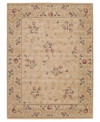 There's something to be said about tradition. A richly detailed border frames a glorious garden cascade in serene tones. This area rug from the Somerset Collection is meticulously crafted of premium quality polypropylene yarn to create a luxurious and uncommonly supple pile. There's something to be said about tradition. A richly detailed border frames a glorious garden cascade in serene tones. This area rug from the Somerset Collection is meticulously crafted of premium quality polypropylene yarn to create a luxurious and uncommonly supple pile.