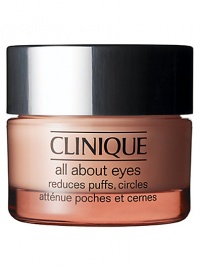 Glammy Winner as voted by Glamour magazine. Diminishes the appearance of eye puffs, darkness, fine lines. Lightweight, non-creep, cream/gel formula actually helps hold eye makeup in place. For use morning and night, under eyes and on the lids. 