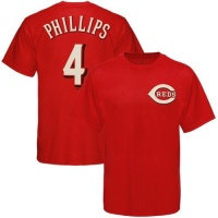 Brandon Phillips Majestic Player Name and Number Red Cincinnati Reds Youth T-Shirt Brandon Phillips Majestic Player Name and Number Red Cincinnati Reds Youth T-Shirt