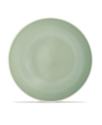With clean lines and splashes of green, Kealia dinner plates dish out casual fare with modern elegance, plus all the convenience of dishwasher- and microwave-safe stoneware from Noritake. With clean lines and splashes of green, Kealia dinner plates dish out casual fare with modern elegance, plus all the convenience of dishwasher- and microwave-safe stoneware from Noritake.