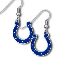 NFL Dangle Earrings - Indianapolis Colts NFL Dangle Earrings - Indianapolis Colts