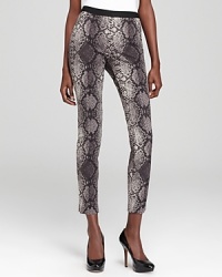 Love the skin you're in. These Rebecca Taylor python print pants make the season's must-have list with all the details you've come to love: a cropped length and concealed ankle zips. Love the skin you're in. These Rebecca Taylor python print pants make the season's must-have list with all the details you've come to love: a cropped length and concealed ankle zips.