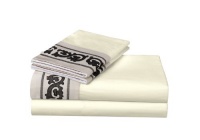 Natori Samarkand 300-Thread Count Cotton Sateen King Sheet Set, Frozen Dew Natori Samarkand 300-Thread Count Cotton Sateen King Sheet Set, Frozen Dew