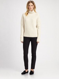 Made from a luxurious blend of Italian alpaca and silk, a cozy sweater with undeniable appeal.TurtleneckLong sleevesRibbed trimBack yokeAlpaca/silkDry cleanMade in USA of Italian fabricSIZE & FIT Model shown is 5'10 (177cm) wearing a US size Small. Made from a luxurious blend of Italian alpaca and silk, a cozy sweater with undeniable appeal.TurtleneckLong sleevesRibbed trimBack yokeAlpaca/silkDry cleanMade in USA of Italian fabricSIZE & FIT Model shown is 5'10 (177cm) wearing a US size Small.