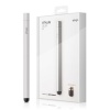elago Stylus Slim for iPhone, iPad and Galaxy -World First Replaceable Tip (Extra Rubber Tip included) - Silver