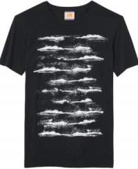 Cool summer tees like this from BOSS Orange are your style staple for the season. Cool summer tees like this from BOSS Orange are your style staple for the season.