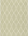 Area Rug 5x8 Rectangle Transitional Sage Color - Surya Fallon Rug from RugPal