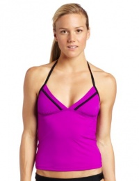 Speedo Women's Solid Halter Tankini Swimsuit Top Speedo Women's Solid Halter Tankini Swimsuit Top