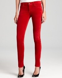 These vibrant, traffic-stopping Citizens of Humanity jeans in soft-touch, color washed velour look as good as they feel--words do not do them justice--see for yourself. These vibrant, traffic-stopping Citizens of Humanity jeans in soft-touch, color washed velour look as good as they feel--words do not do them justice--see for yourself.