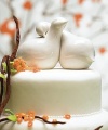 Weddingstar Contemporary Love Birds Cake Topper