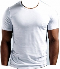 Boss By Hugo Boss Men's Crew Neck Pure Cotton 3-PK White T-Shirt Boss By Hugo Boss Men's Crew Neck Pure Cotton 3-PK White T-Shirt