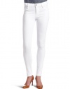 James Jeans Women's Twiggy Jean, Luna White, 29