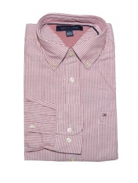Tommy Hilfiger Men Long Sleeve Front Pocket Striped Shirt Tommy Hilfiger Men Long Sleeve Front Pocket Striped Shirt